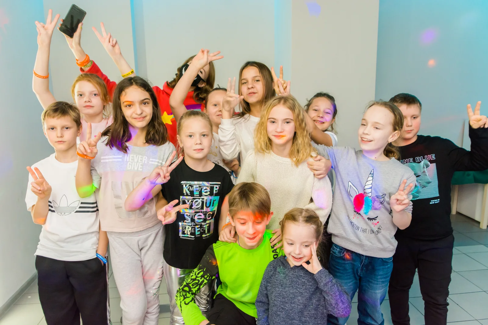 Общее фото после активной программы в LaserLand Чита