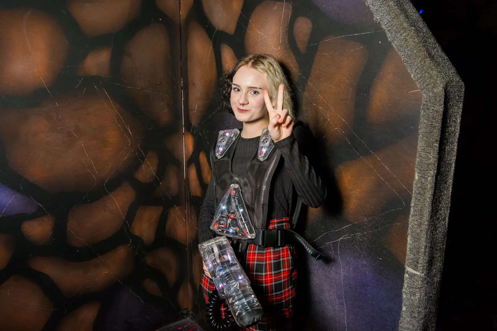 Участница взрослой команды в LaserLand Чита